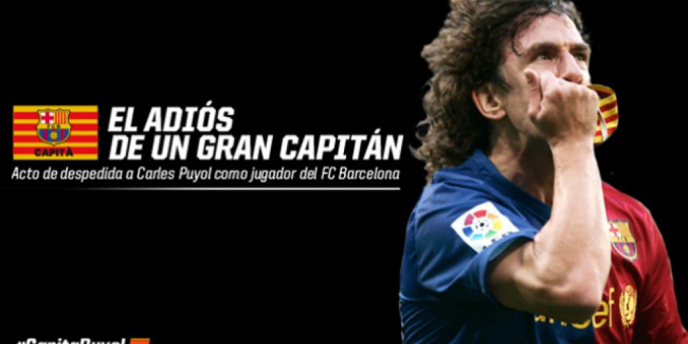 Carles Puyol se despide del FC Barcelona con un acto institucional