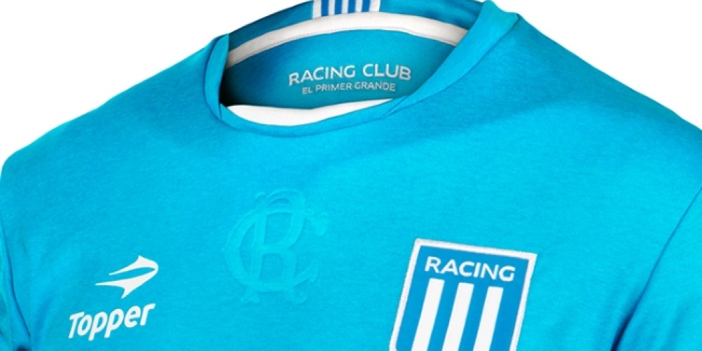 Topper presentó la nueva camiseta edición limitada de Racing Club