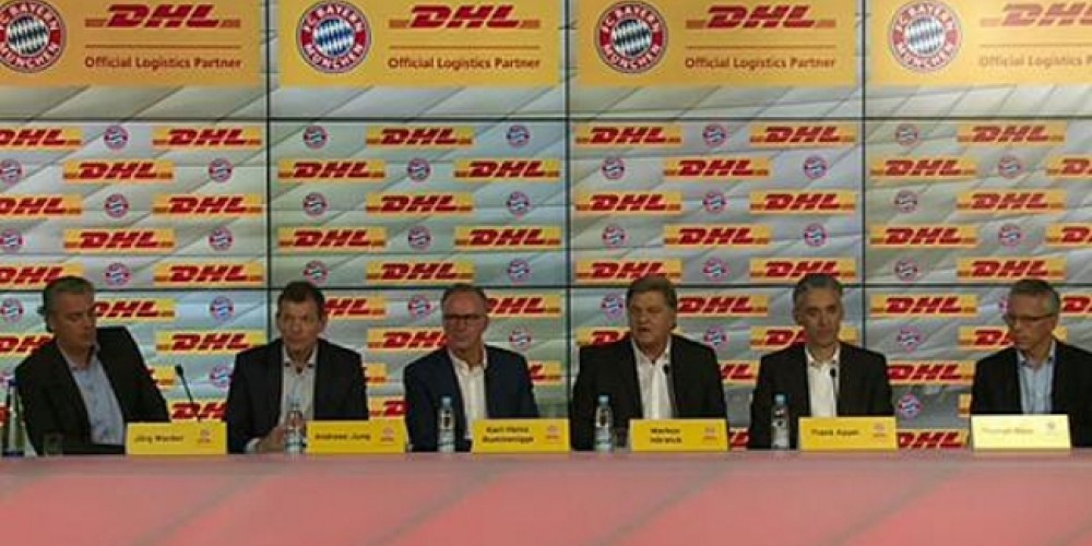 DHL y Bayern Munich extendieron su v&iacute;nculo hasta 2020