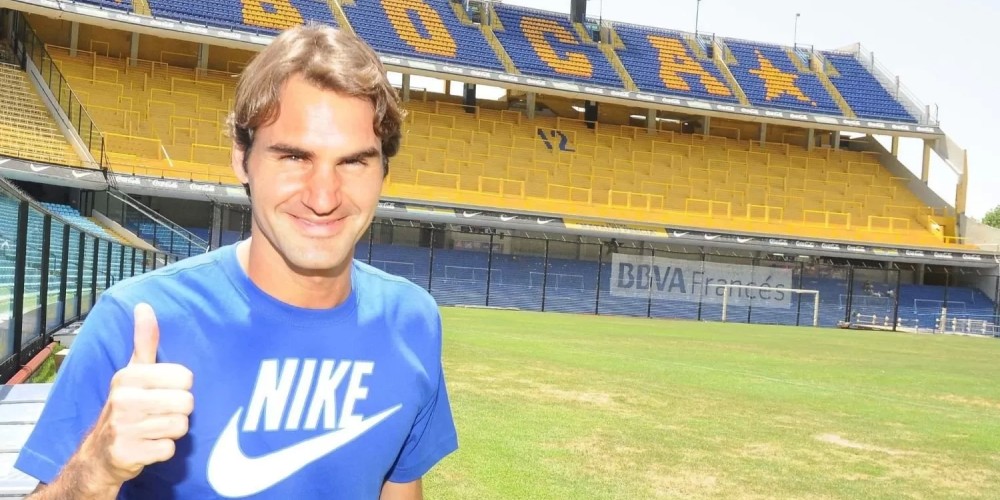 El d&iacute;a que Federer conoci&oacute; La Bombonera y el mensaje de Boca por su retiro