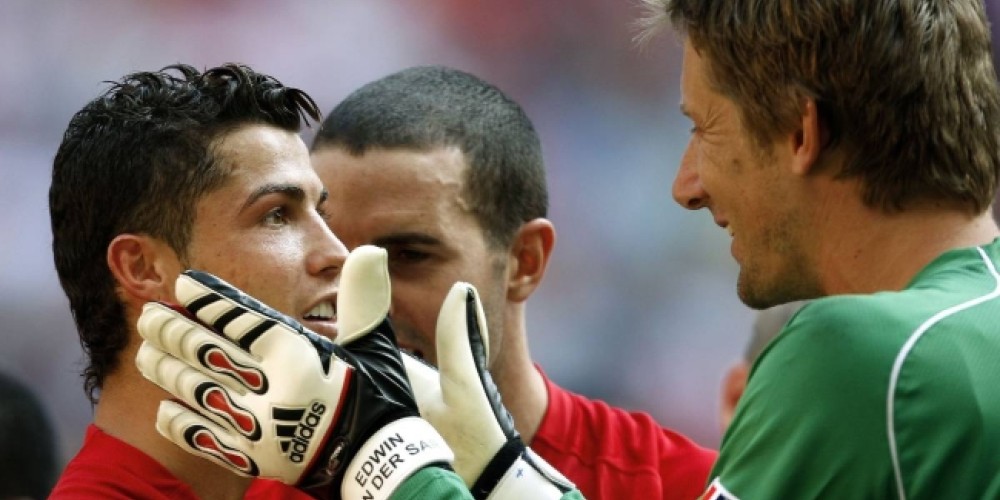 Van der Sar compartió el secreto de Cristiano Ronaldo para ejecutar tiros libres