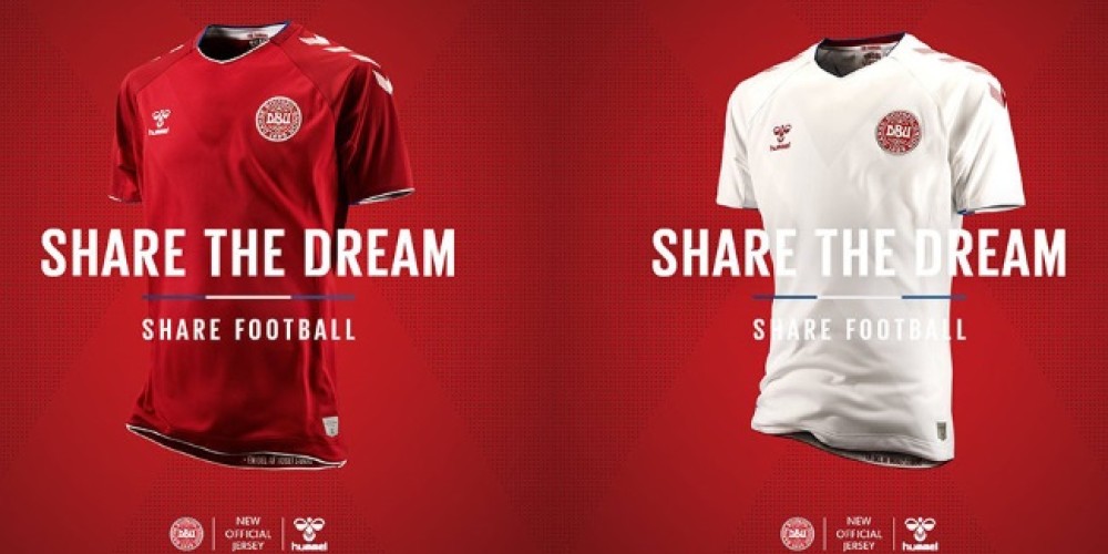 Dinamarca present&oacute; sus camisetas para Rusia 2018