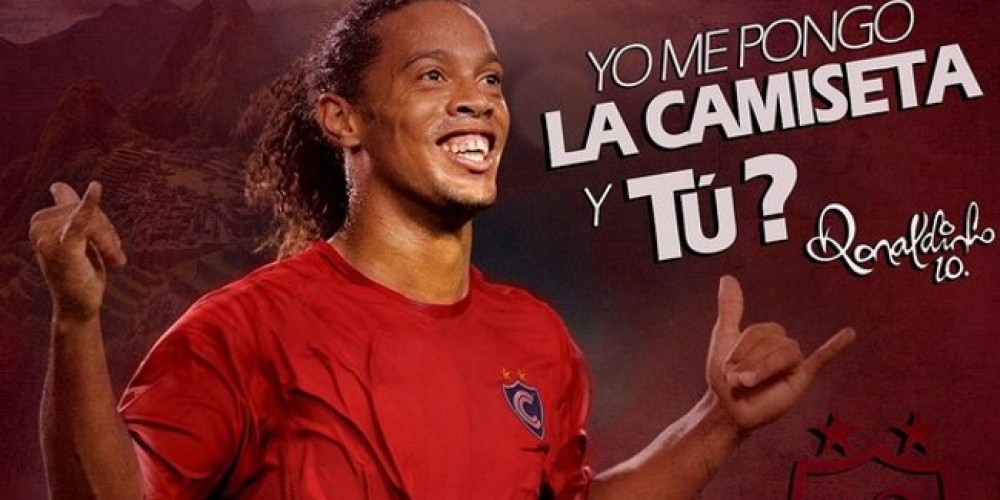 Ya tiene fecha la visita de Ronaldinho a Per&uacute; para jugar con Cienciano