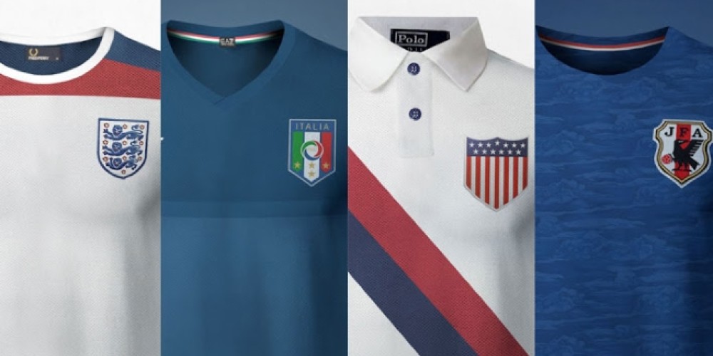 Las camisetas de las selecciones dise&ntilde;adas por marcas de moda 