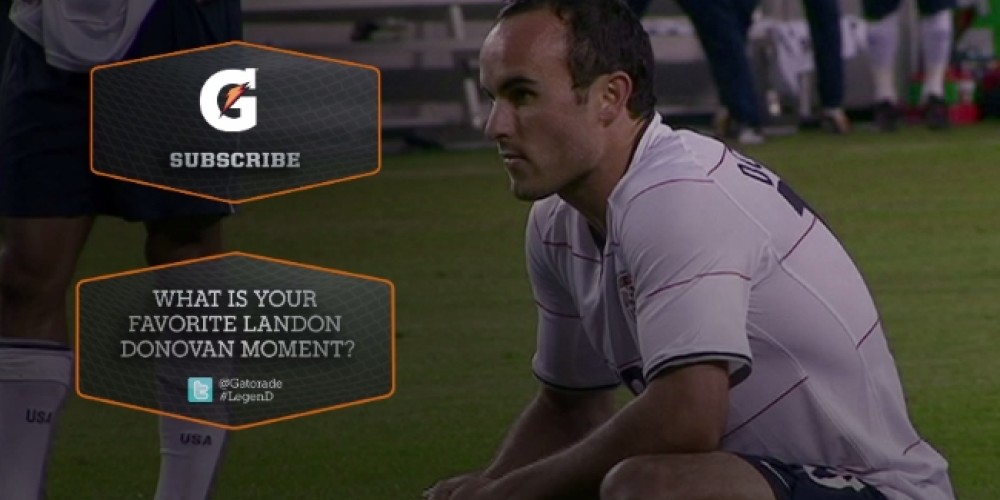 Gatorade homenajea a Landon Donovan