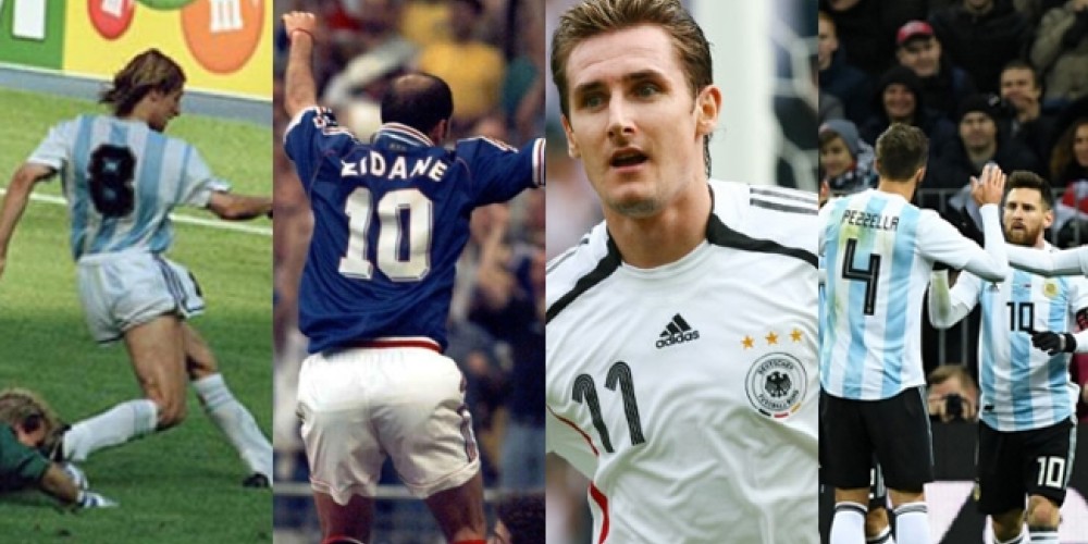 adidas y una increíble evolución en el diseño de sus dorsales mundialistas desde 1990