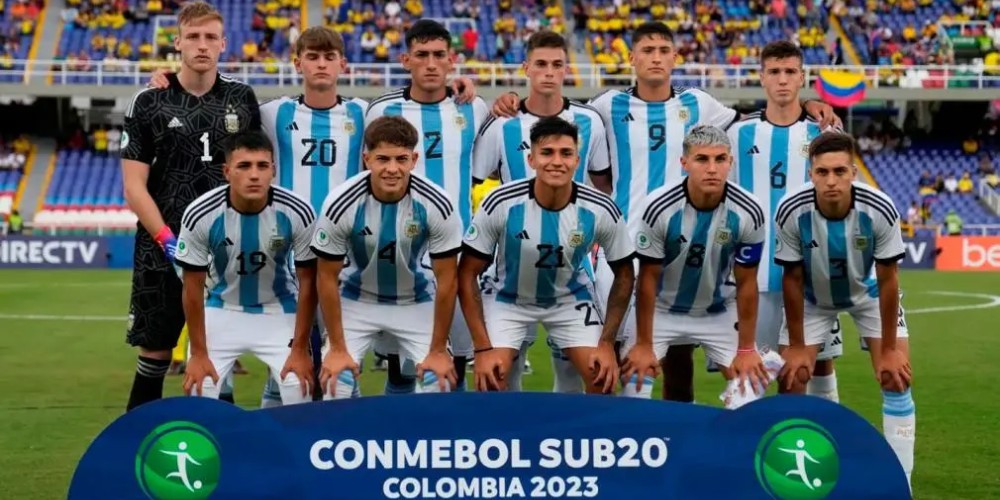 Los argentinos que forman parte del 11 ideal Sub-20 de Conmebol