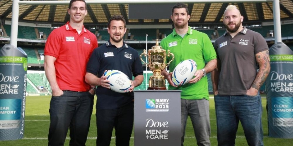 Dove Men Care se suma a los sponsors de la Copa del Mundo de Rugby