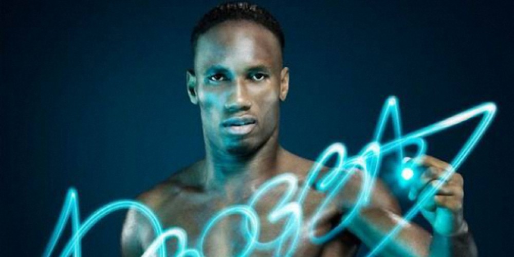 Ya est&aacute; la colecci&oacute;n de ropa interior de Didier Drogba