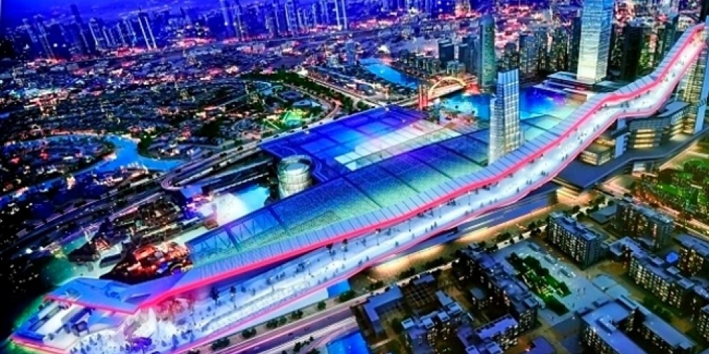 Se construirá la pista de esquí más larga del mundo en pleno desierto de Dubai