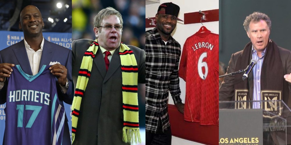 Músicos, deportistas y actores que invirtieron su dinero en el deporte