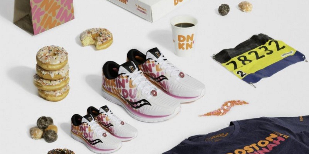 La Maratón de Boston y Dunkin’ lanzan un modelo de zapatillas en co-branding sin precedentes