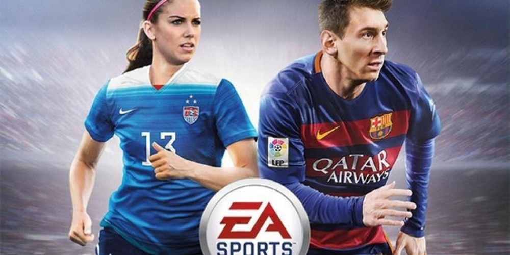 La jugadora Alex Morgan estará junto a Messi en la portada del FIFA16