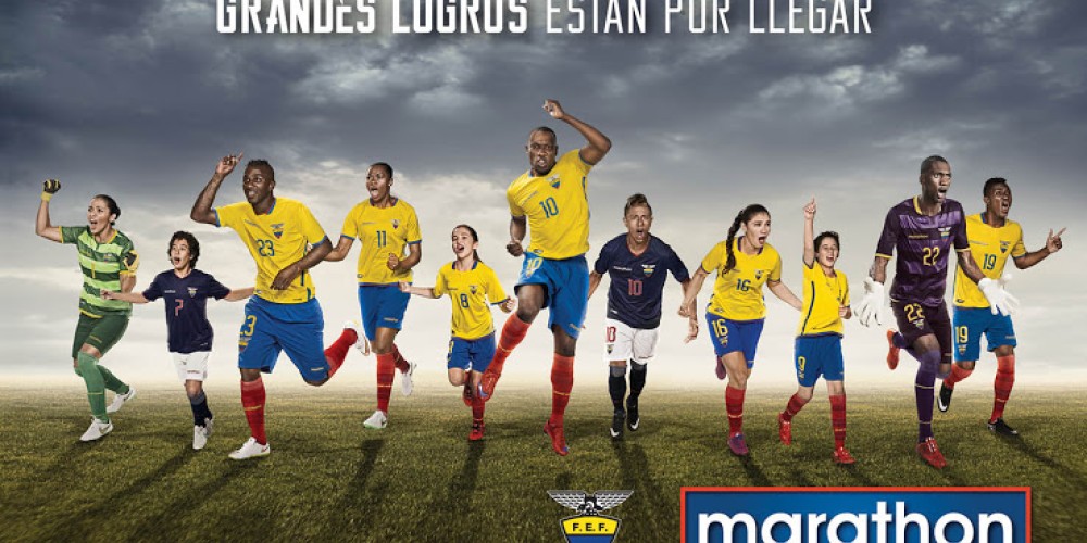 Marathon presentó las nuevas camisetas de Ecuador para la Copa América