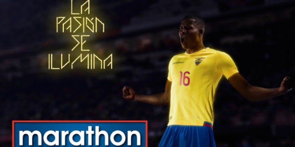 Marathon presentó la nueva camiseta de Ecuador para las Eliminatorias