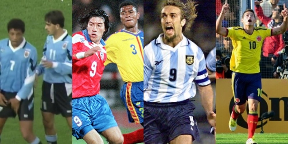 &iquest;Qu&eacute; Selecciones se clasificaron al Mundial por Sudam&eacute;rica en las &uacute;ltimas 5 Eliminatorias?