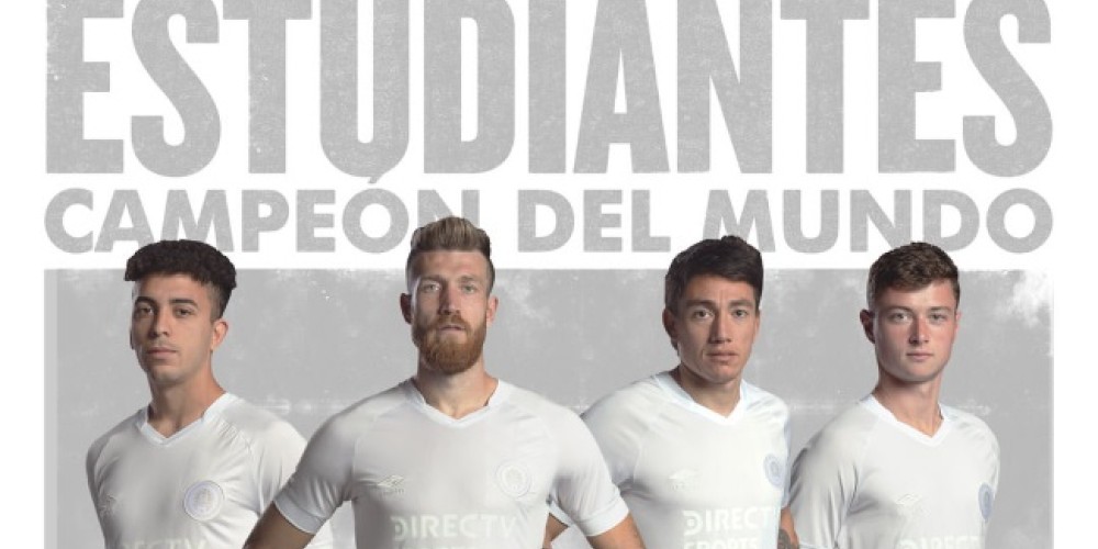 Estudiantes LP lanza una camiseta especial conmemorando los 50 años del Campeonato del Mundo
