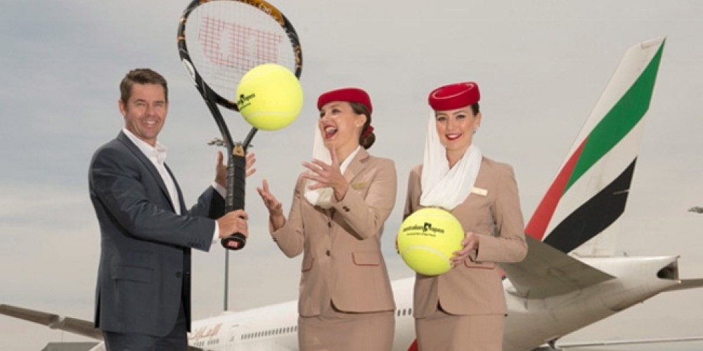 Emirates patrocinar&aacute; el Abierto de Australia