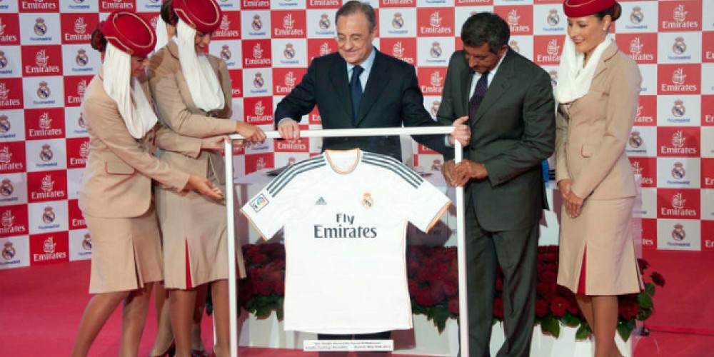 Real Madrid present&oacute; a Emirates como nuevo patrocinador