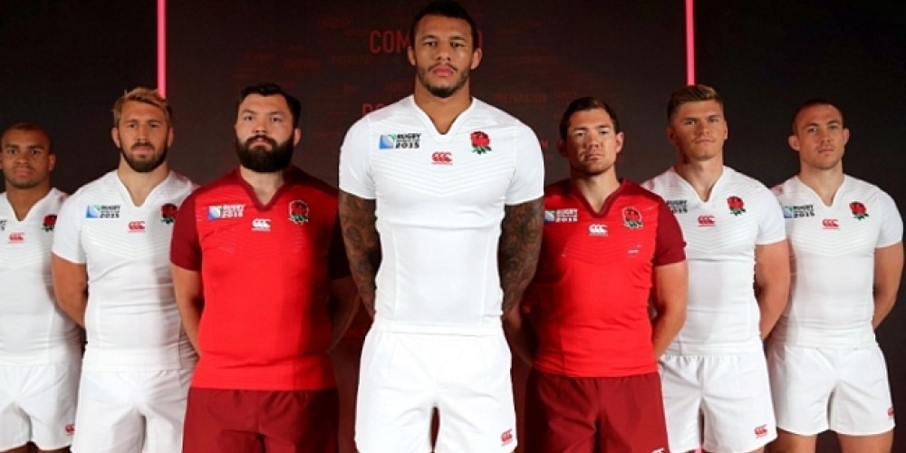 Canterbury presentó las camisetas de Inglaterra para el Mundial de Rugby