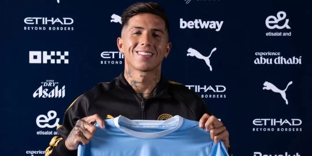 Enzo Fern&aacute;ndez es nuevo jugador del Manchester City por una cifra millonaria