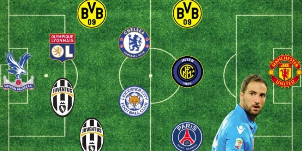 ¿Qué equipo se podría armar con los 90 millones que costó Higuaín?