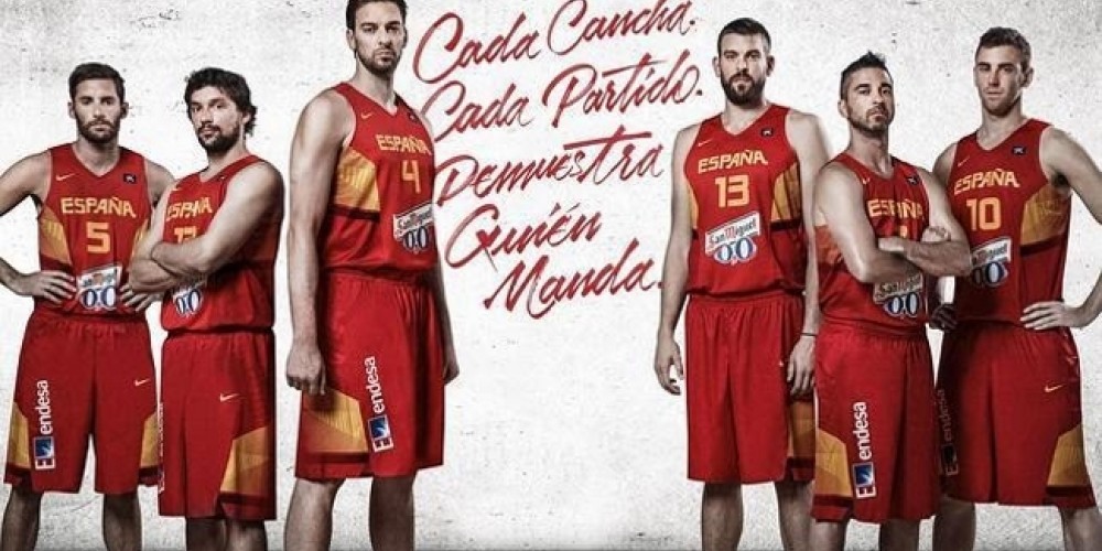 Espa&ntilde;a ya tiene sus camisetas para el Mundial de B&aacute;squet