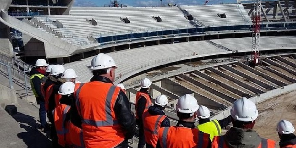 Descubr&iacute; los avances del nuevo estadio de Atl&eacute;tico de Madrid