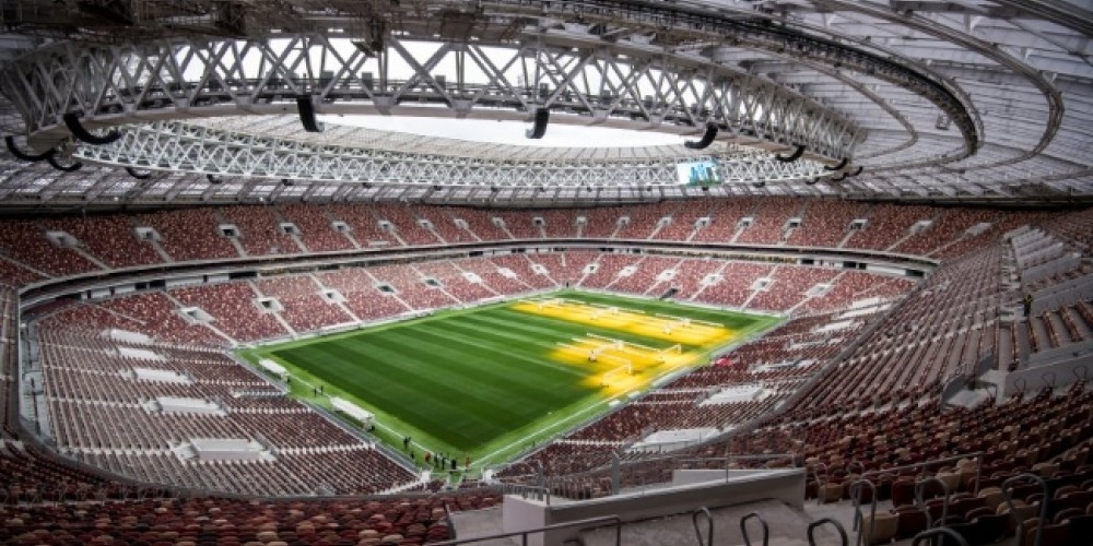 Finalizan las obras del estadio que albergará la final de Rusia 2018, a estrenar por Messi en noviembre