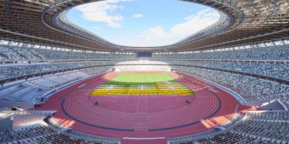 Ya está terminado el estadio olímpico de Tokio 2020