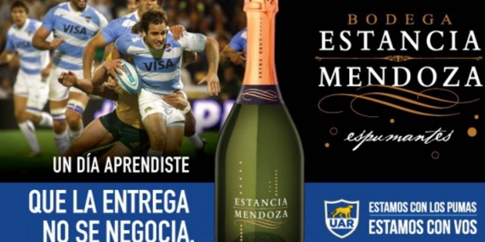 Los Pumas suman a Bodegas Estancia Mendoza Espumantes como nuevo patrocinador