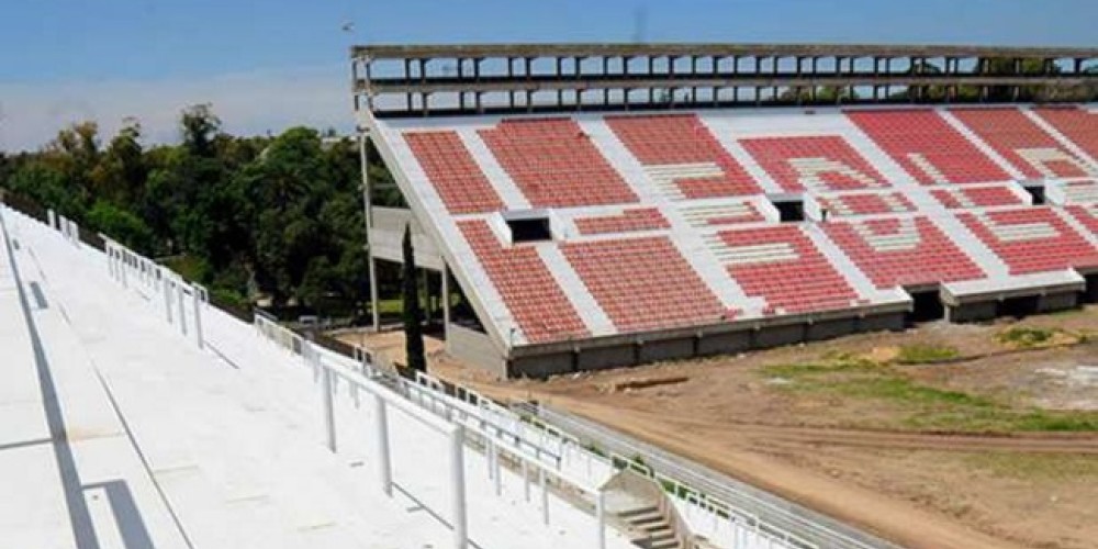 El nuevo estadio de Estudiantes ya tiene su primera platea