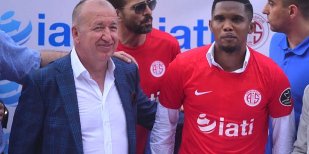 Samuel Eto’o será entrenador y jugador en la liga turca