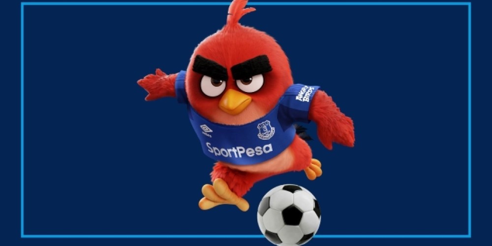 El Everton presentó a Angry Birds como su nuevo patrocinador en el uniforme