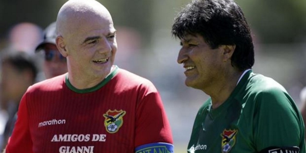 Infantino dijo que Bolivia puede ser sede de un Mundial juvenil