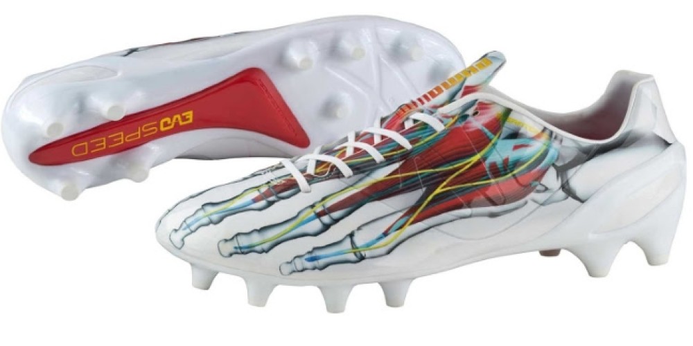 Puma present&oacute; los Evospeed 1.3 X-Ray que simulan los huesos del pie 