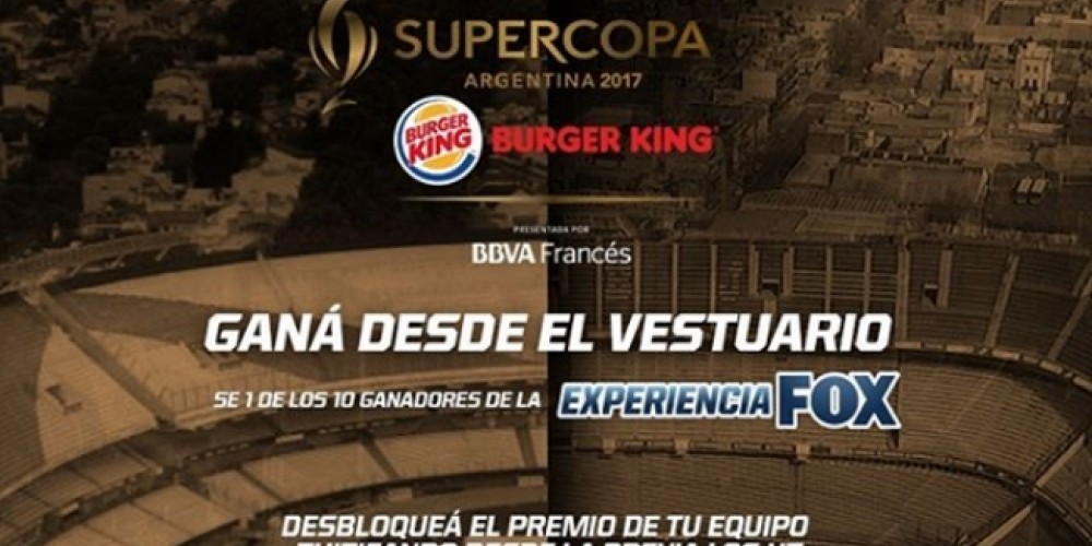 FOX Sports lanzó una experiencia exclusiva para 10 hinchas en la Supercopa