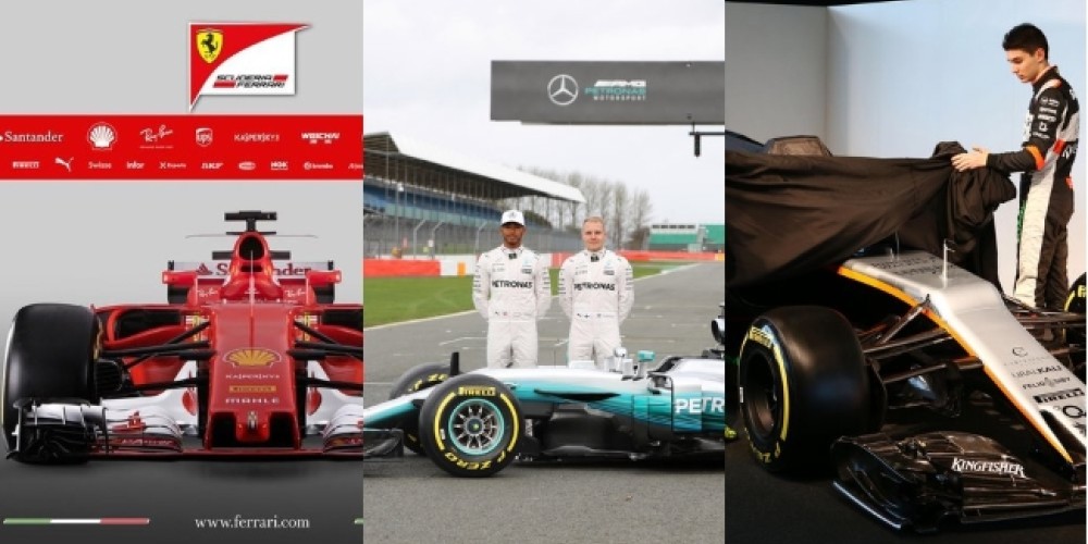 Todos los nuevos modelos de Fórmula Uno para el 2017