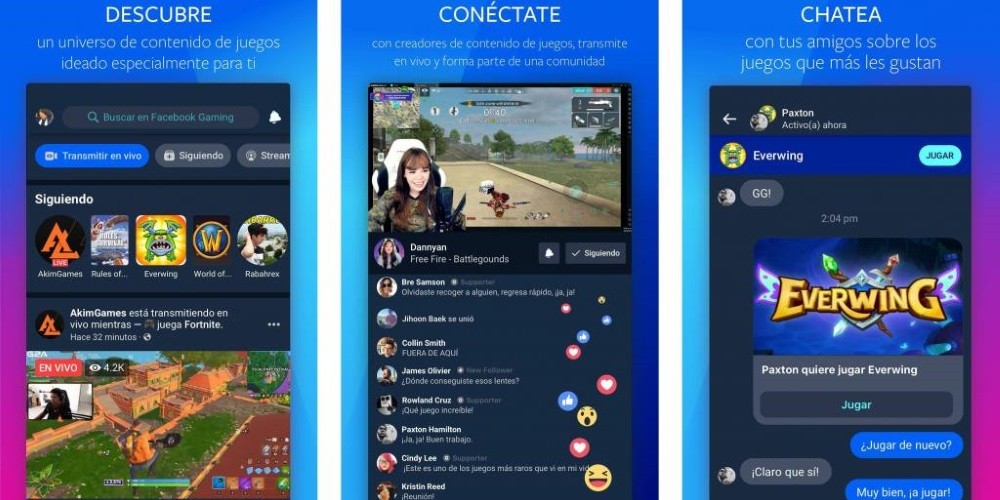 Facebook Gaming, la nueva aplicación de videojuegos y streaming