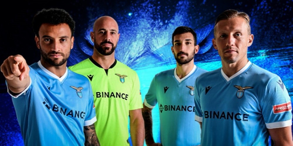 Lazio firm&oacute; un acuerdo con Binance hasta 2023