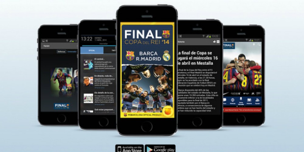El Barcelona lanza la aplicaci&oacute;n para la final de la Copa del Rey
