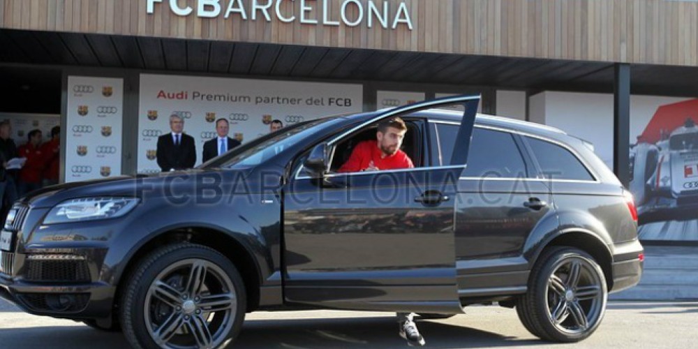 Ahora le toc&oacute; al Barcelona, Audi entreg&oacute; los nuevos autos