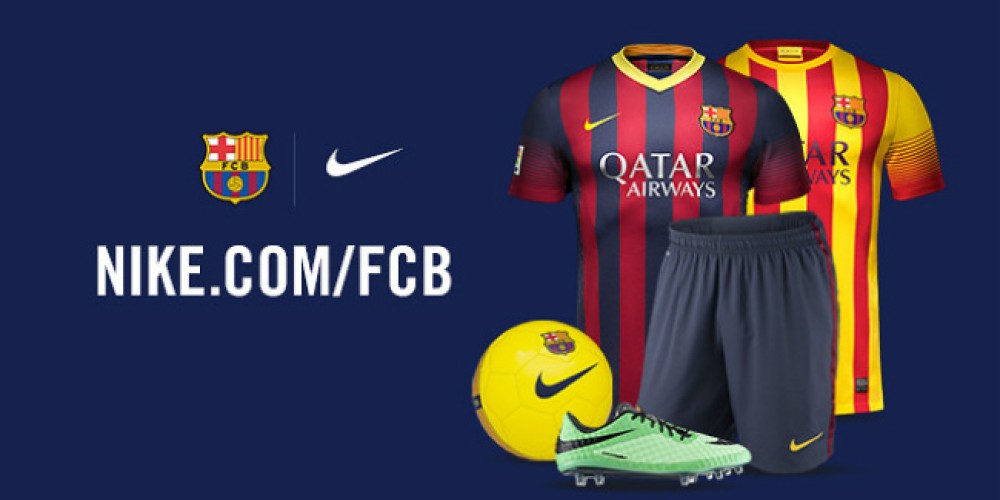 La tienda online del FC Barcelona, ahora en nike.com