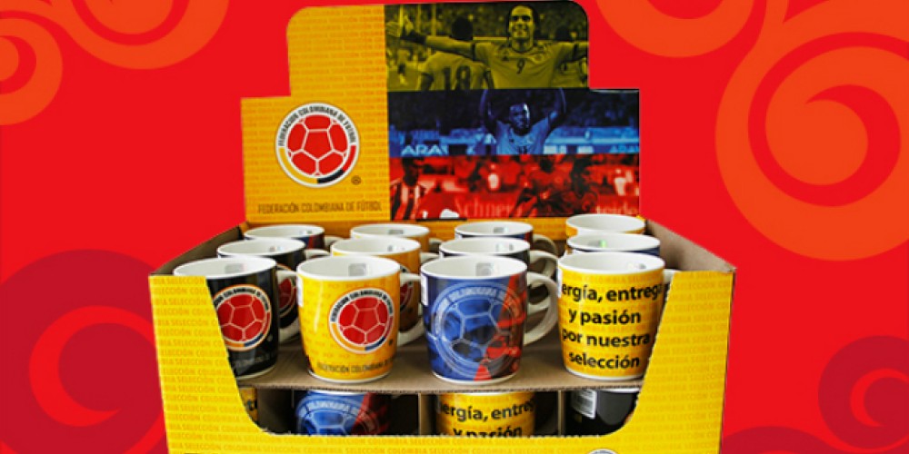 Lanzan la colección de tazas de la Selección Colombia