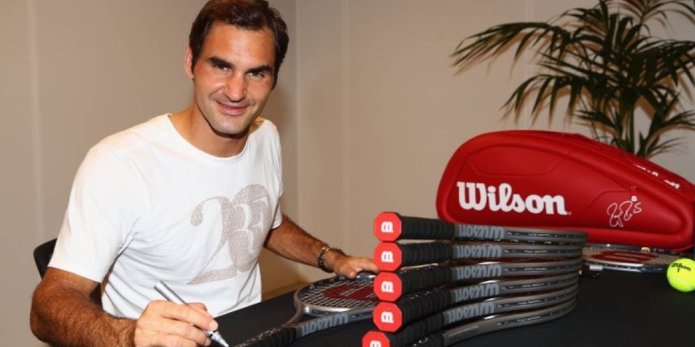 Wilson venderá raquetas por 20 mil dólares en homenaje a los títulos de Roger Federer