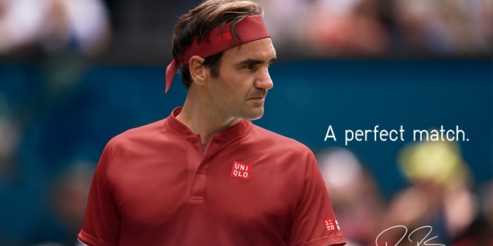 Roger Federer presentó su nuevo vínculo con la marca Uniqlo tras usar Nike durante 24 años