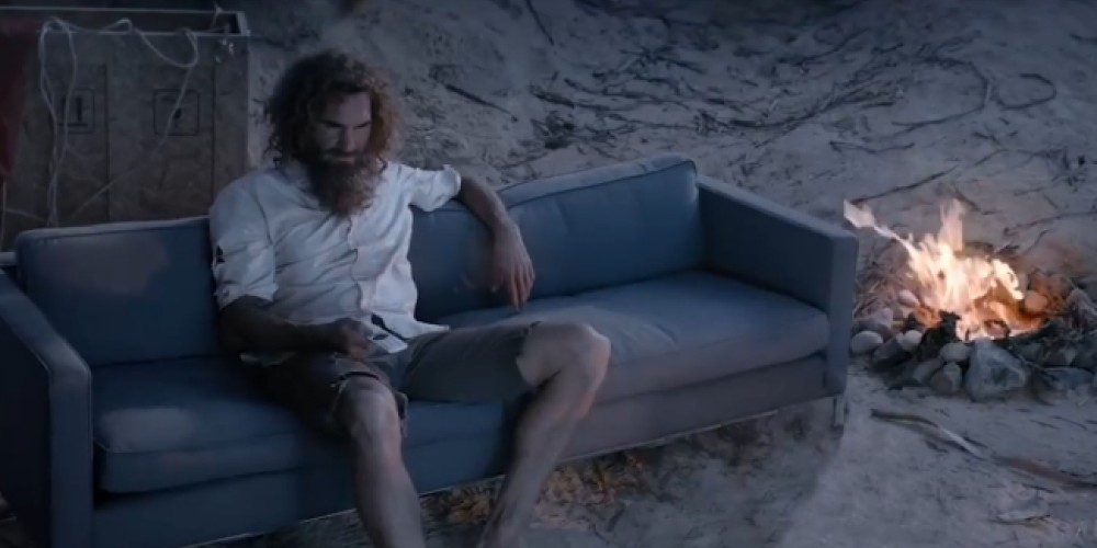 Roger Federer se anim&oacute; a hacer de n&aacute;ufrago en una publicidad 