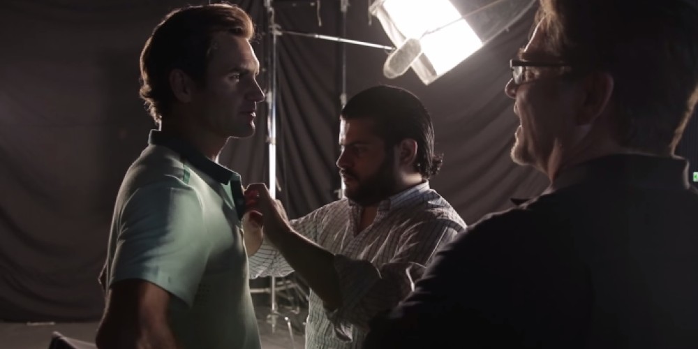 Un holograma de Federer recibe a los visitantes del Sal&oacute;n de la Fama