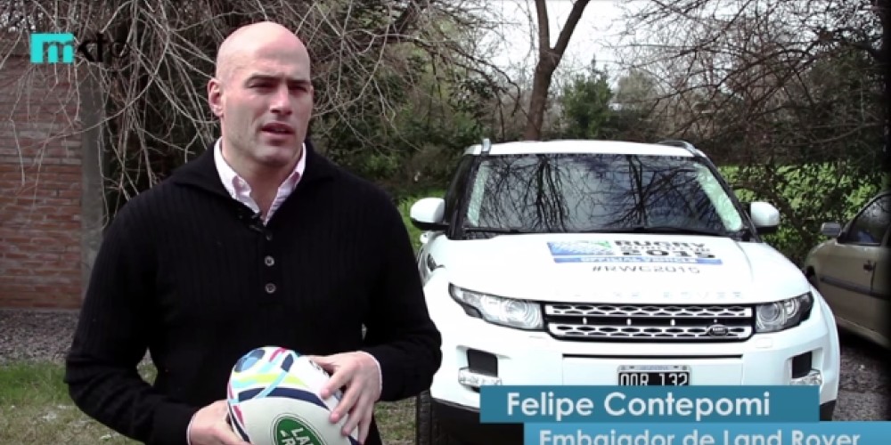 Land Rover y Contepomi sorprendieron a la mascota argentina para la RWC 2015