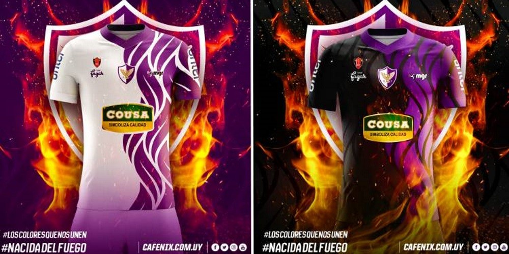 Inspiradas en la mitolog&iacute;a, el club F&eacute;nix de Uruguay present&oacute; sus nuevas camisetas 